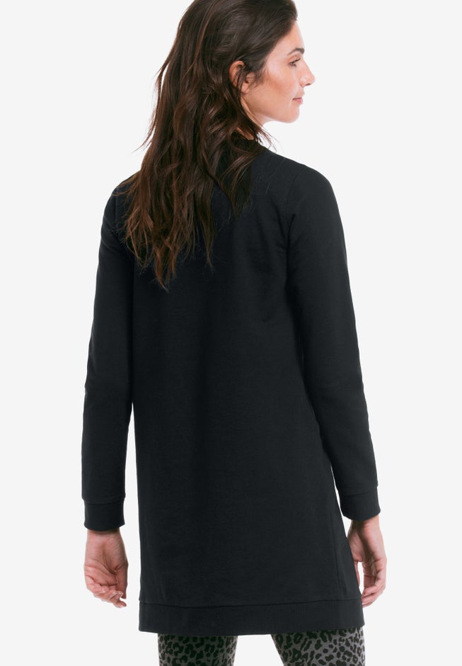 French Terry Love Tunic Sweatshirt image number 1