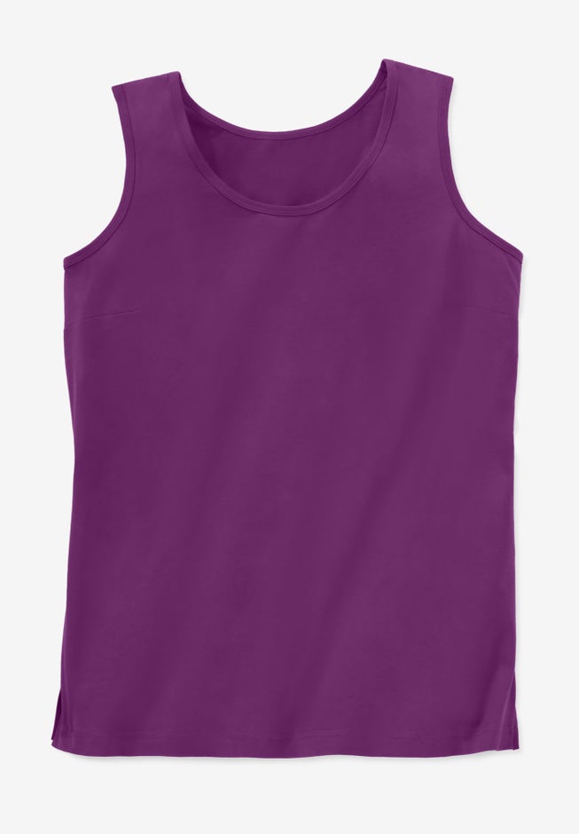 Perfect Printed Scoopneck Tank image number 3