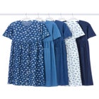 Short-Sleeve Denim Dress image number null