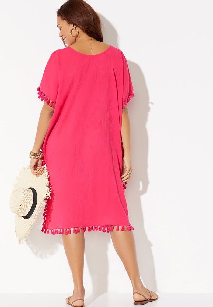 Everly Pom Pom Cover Up Tunic image number 1
