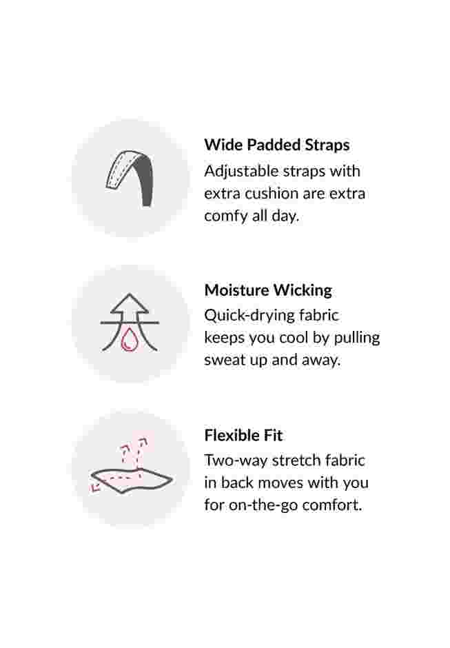 Glamorise® Magic Lift® Medium-Impact Wireless Sport Bra 1005 image number 6