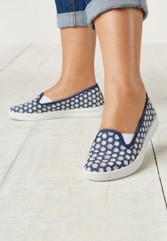 The Dottie Cotton Canvas Slip On Sneaker