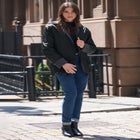 Plus Size Hooded Nylon Jacket image number null