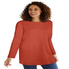 Perfect Long-Sleeve Crewneck Tunic image number 0