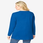 Perfect Long-Sleeve V-Neck Tunic image number null