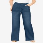 Plus Size 24/7 Stretch Wide Leg Jean image number null