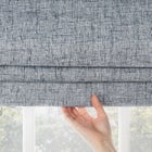 Sun Zero&trade; Somerton Textured 100% Blackout Cordless Roman Shade image number null