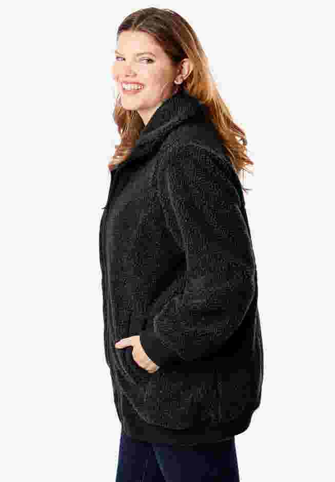 Teddy Fleece Bomber image number 2