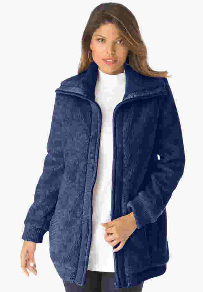Teddy Fleece Bomber image number 0
