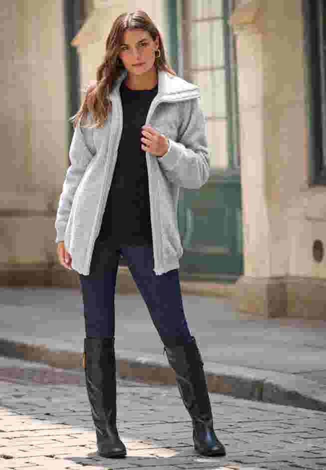Teddy Fleece Bomber image number 0
