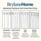 BH Studio Sheer Voile Pleated Rod-Pocket Panel image number null