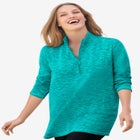 French Terry Quarter-Zip Sweatshirt image number null