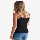 Cotton Spandex Scoop Neck Sleeveless Cami image number null