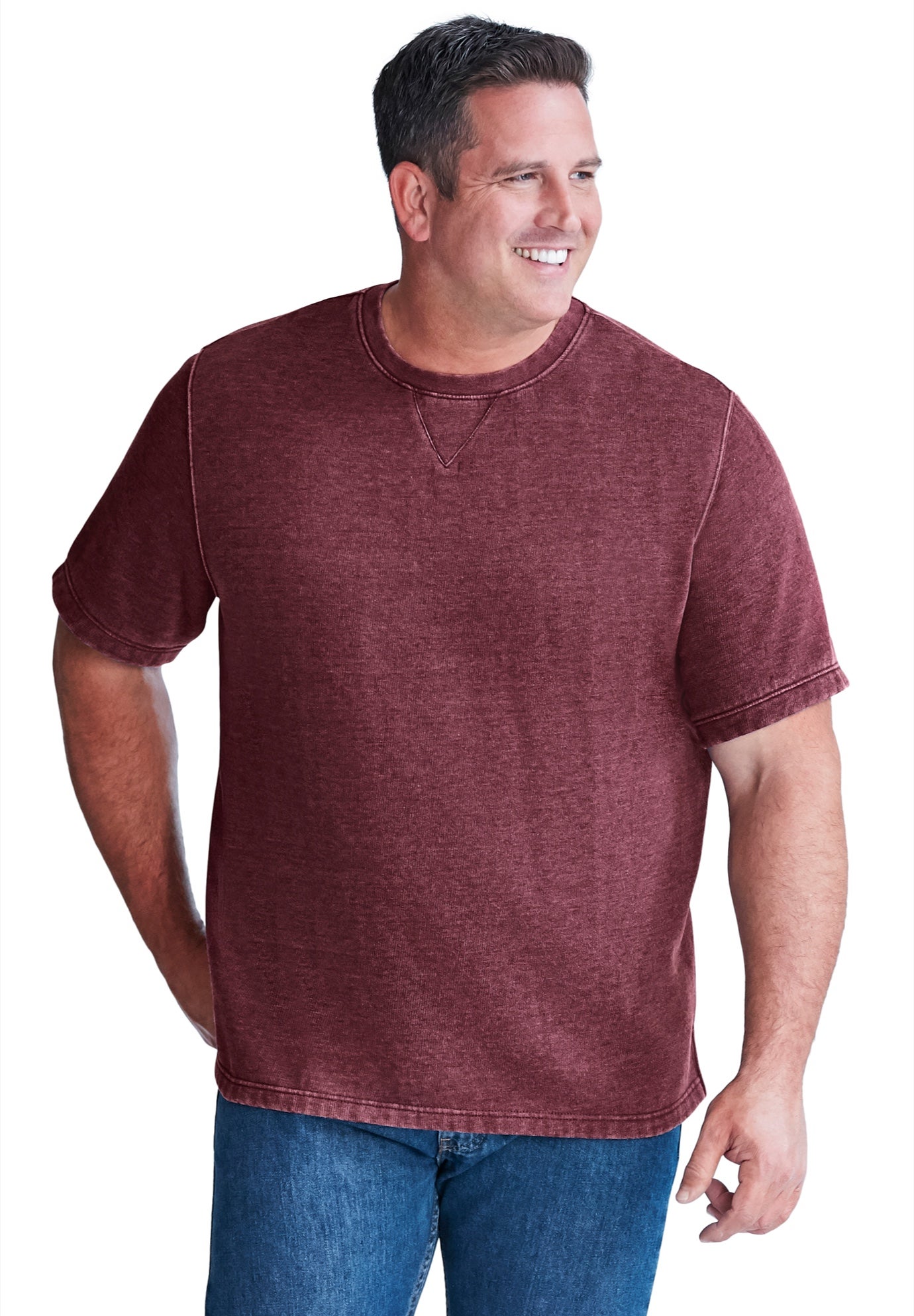 Short-Sleeve Fleece Sweatshirt image number 0