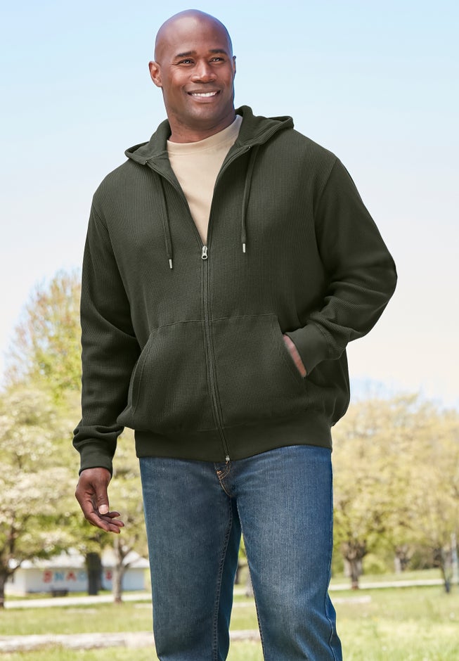 Boulder Creek&trade; Thermal Waffle Zip Hoodie image number 1