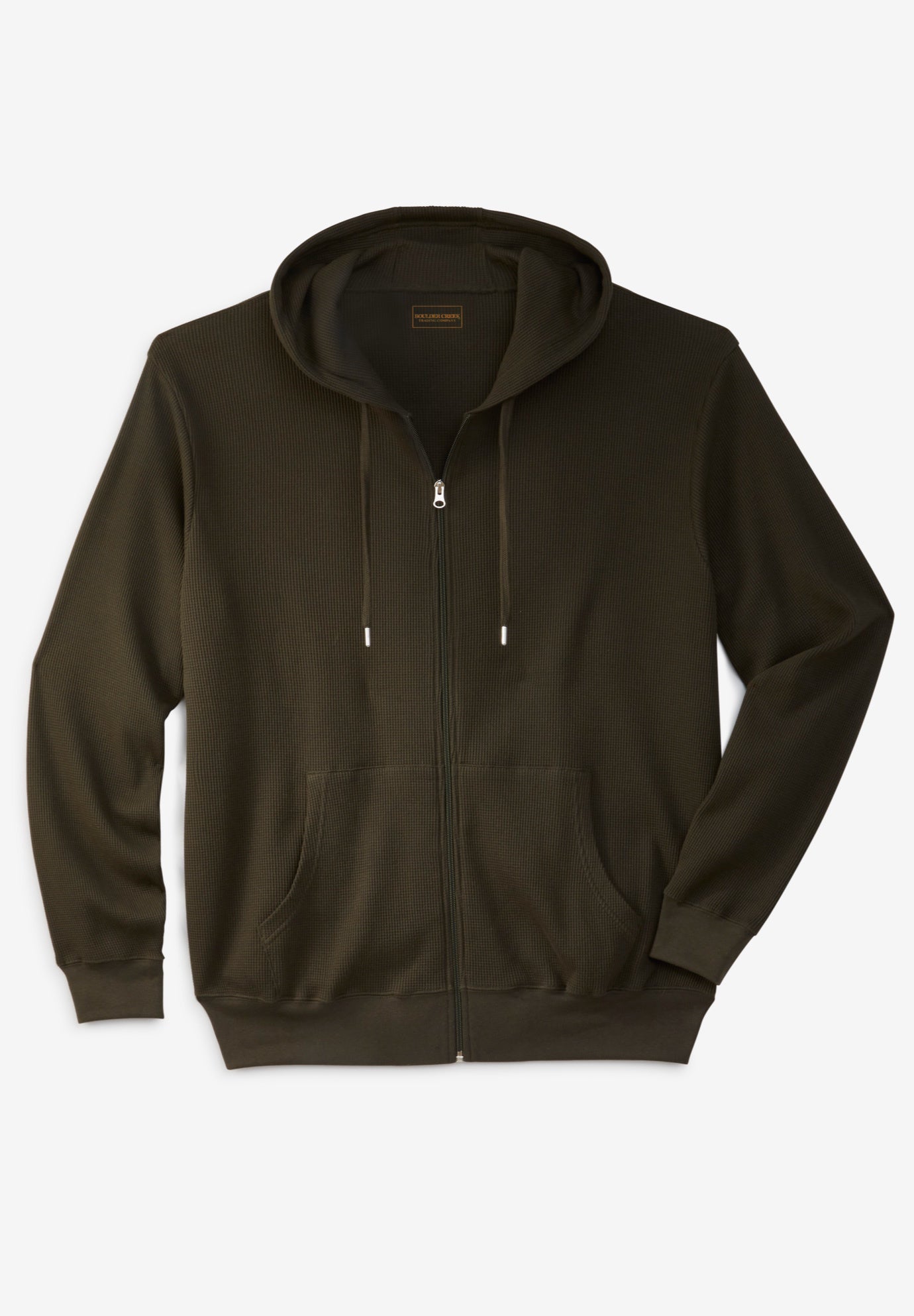 Boulder Creek&trade; Thermal Waffle Zip Hoodie image number 0
