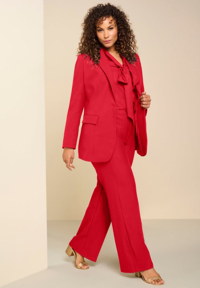 Plus Size Wide Leg Bend Over&reg; Pant image number 4