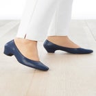 The Vida Leather-Like Slip On Pump image number null