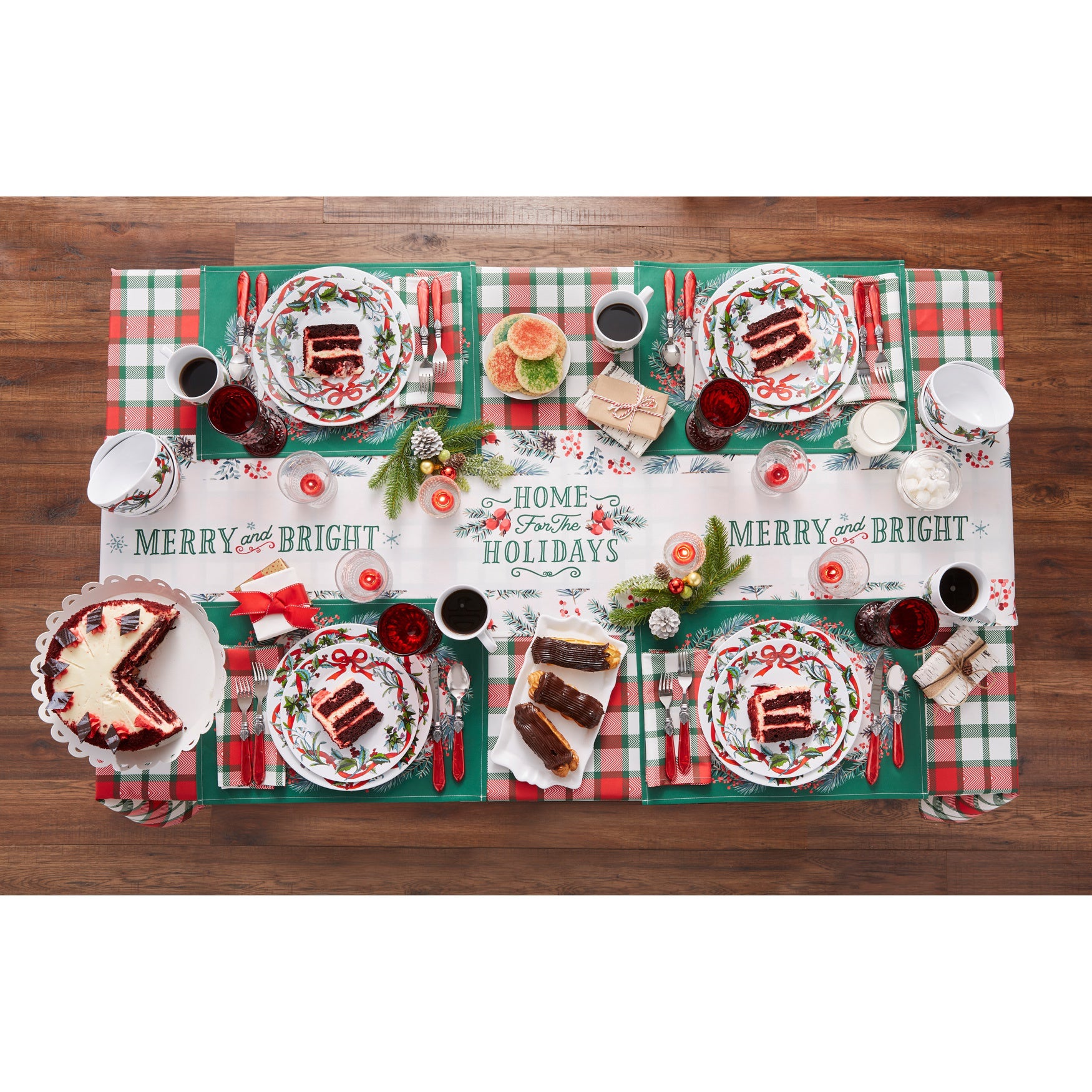 16-Pc. Christmas Dinnerware Set image number 2