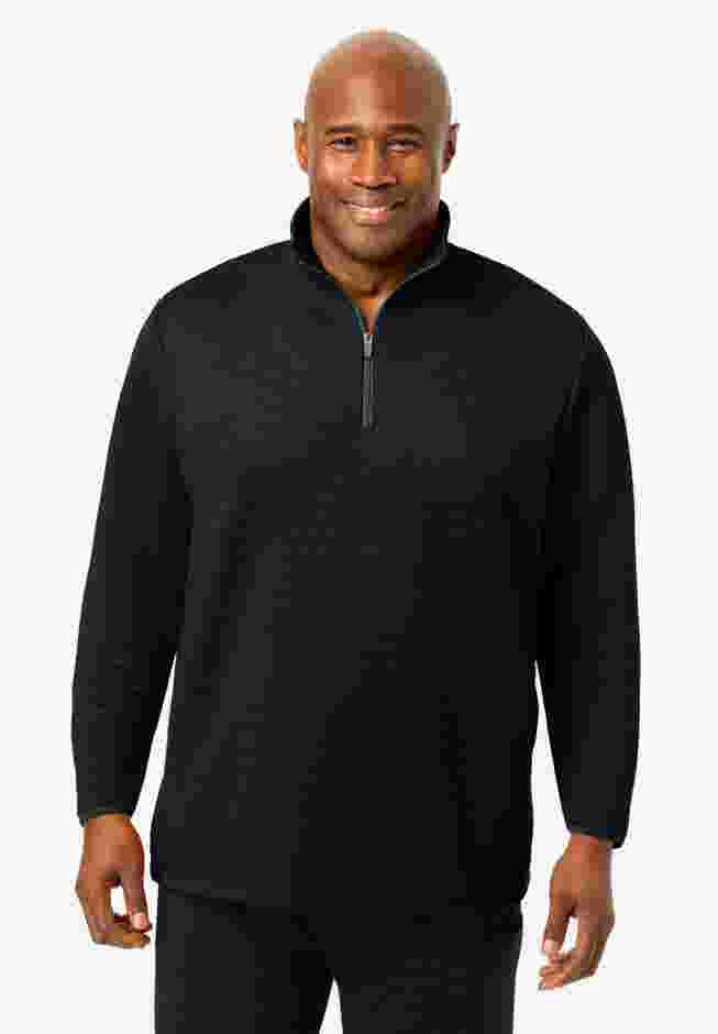 Performance Dot 1/4 Zip Sweatshirt image number 2
