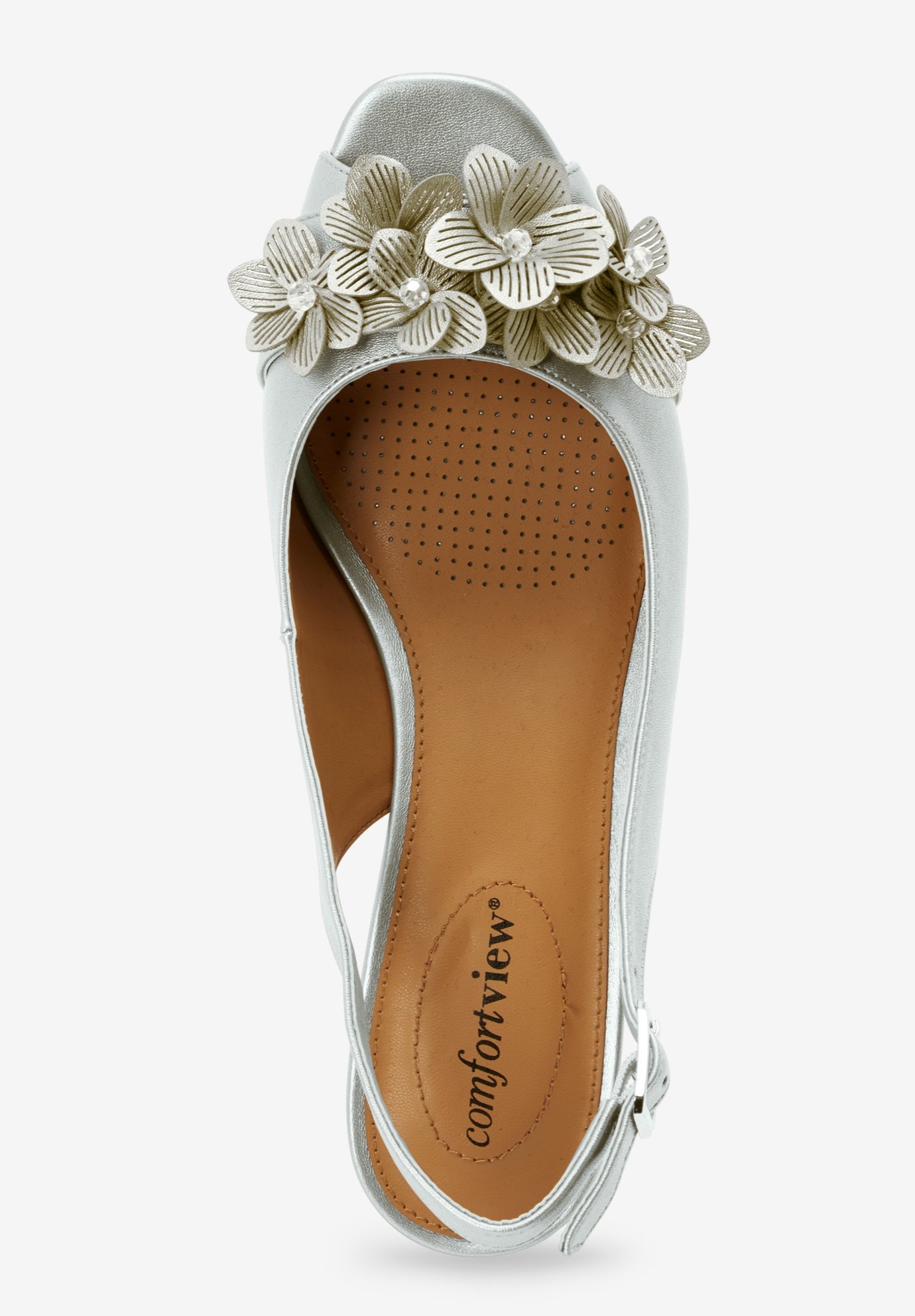 The Rider Leather-Like Slingback image number 6