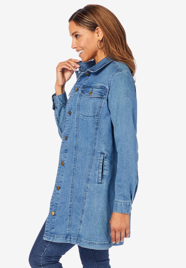 Long Denim Jacket image number 2