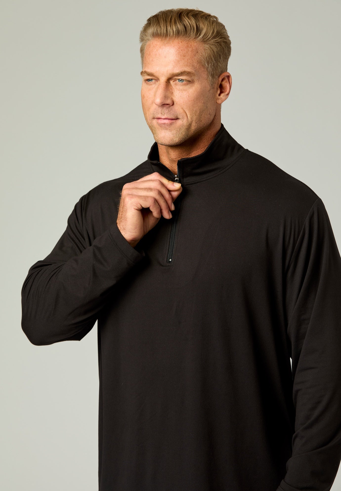 SuperSoft Jersey 1/4 Zip Pullover image number 0