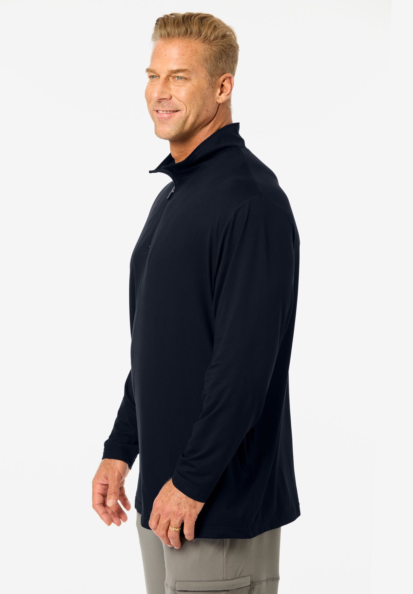 SuperSoft Jersey 1/4 Zip Pullover image number 2