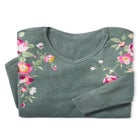Waffle Thermal V-Neck Tee image number null