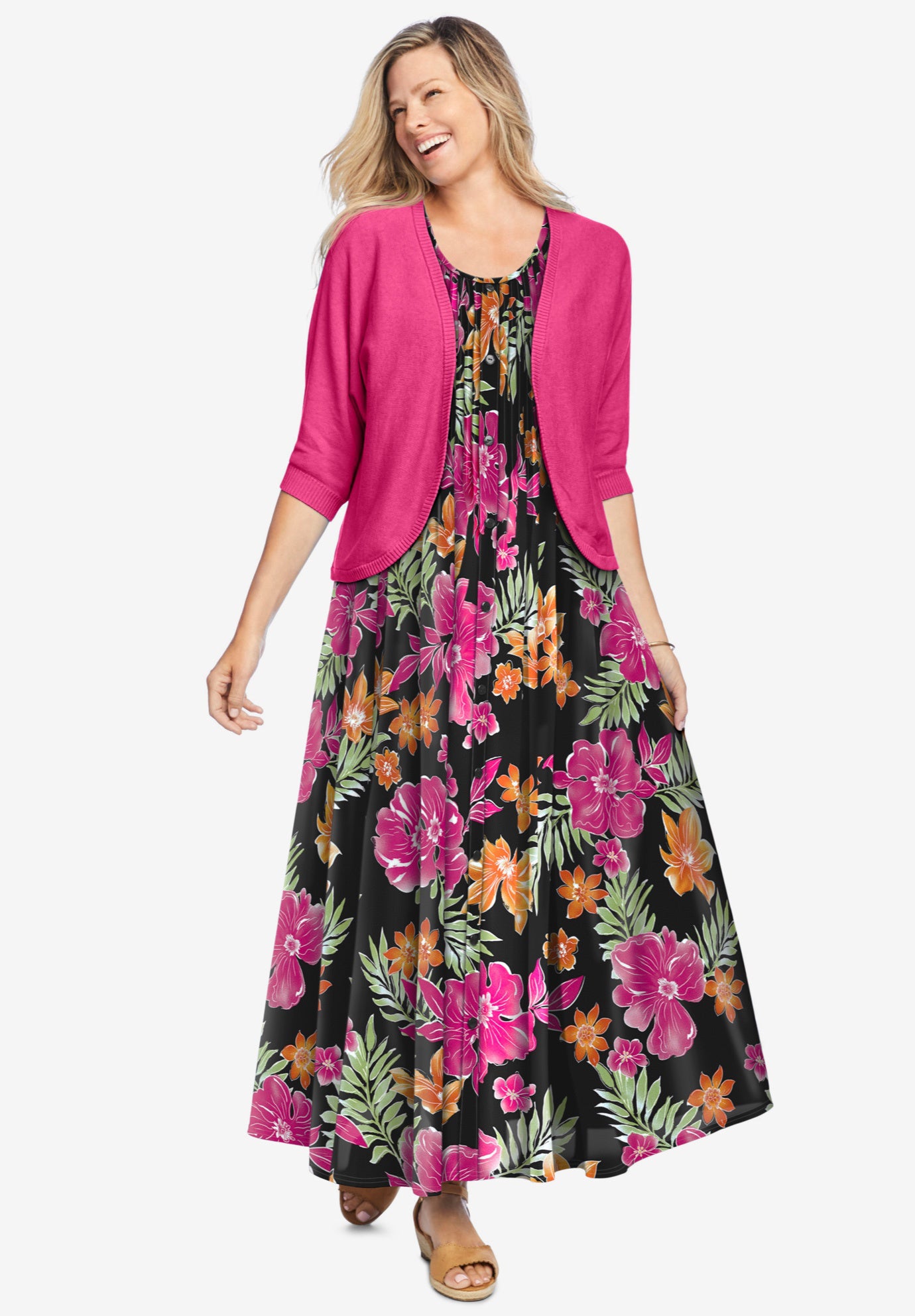 Pintucked Sleeveless Dress image number 5