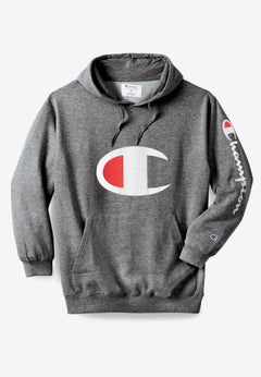 Champion&reg; Fleece Large Logo Hoodie