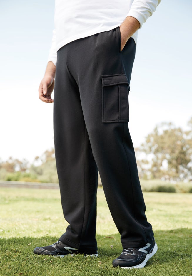 Fleece Cargo Sweatpants image number 0