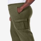 Fleece Cargo Sweatpants image number null