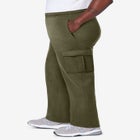 Fleece Cargo Sweatpants image number null