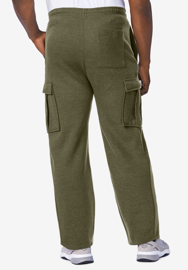 Fleece Cargo Sweatpants image number 3