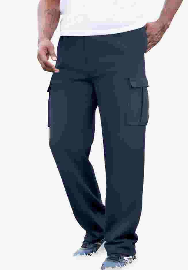 Fleece Cargo Sweatpants image number 6