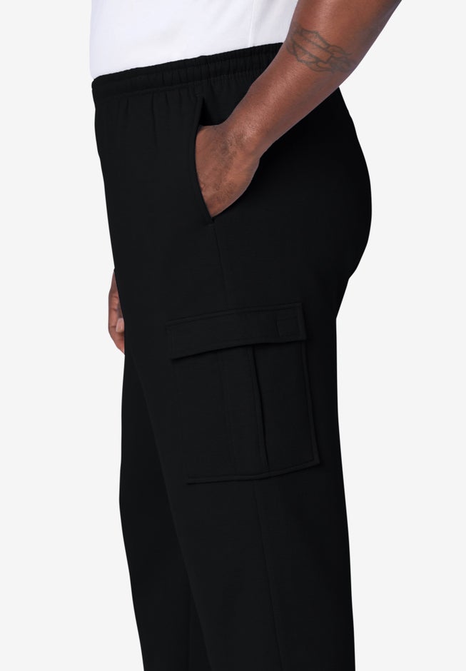 Fleece Cargo Sweatpants image number 5