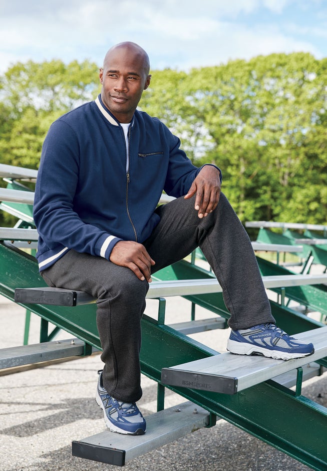 Coach's Collection Fleece Open Bottom Pants image number 2