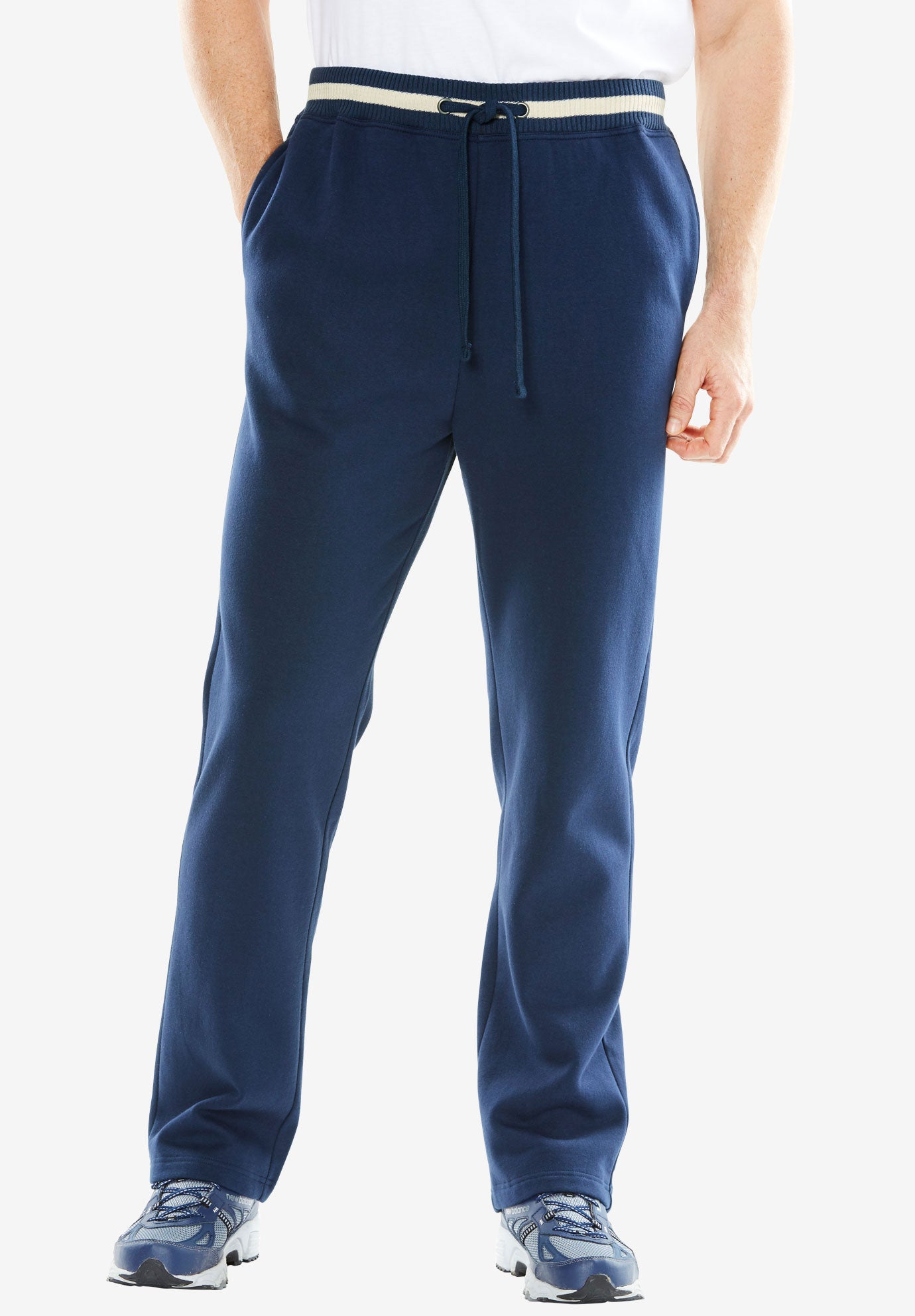 Coach's Collection Fleece Open Bottom Pants image number 0