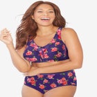 Wireless Back-Close Cotton Bra image number null