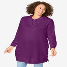 Longer-Length Hoodie Sweatshirt. image number null