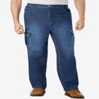 Relaxed Fit Cargo Denim Look Sweatpants image number null