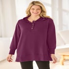 Snap Hoodie Pocket Sweatshirt image number null