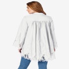 Poplin Embroidered Swing Tunic image number null