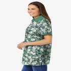 Perfect Printed Short-Sleeve Polo Shirt image number null