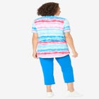 Two-Piece V-Neck Tunic & Capri Set image number null