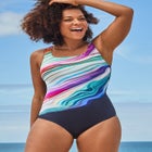 Crossback One Piece Swimsuit image number null