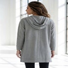 French Terry Tunic Hoodie image number 1