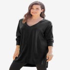 French Terry Tunic Hoodie image number null