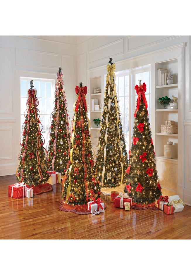 Fully Decorated Pre-Lit 6FT Pop-Up Christmas Tree image number 4